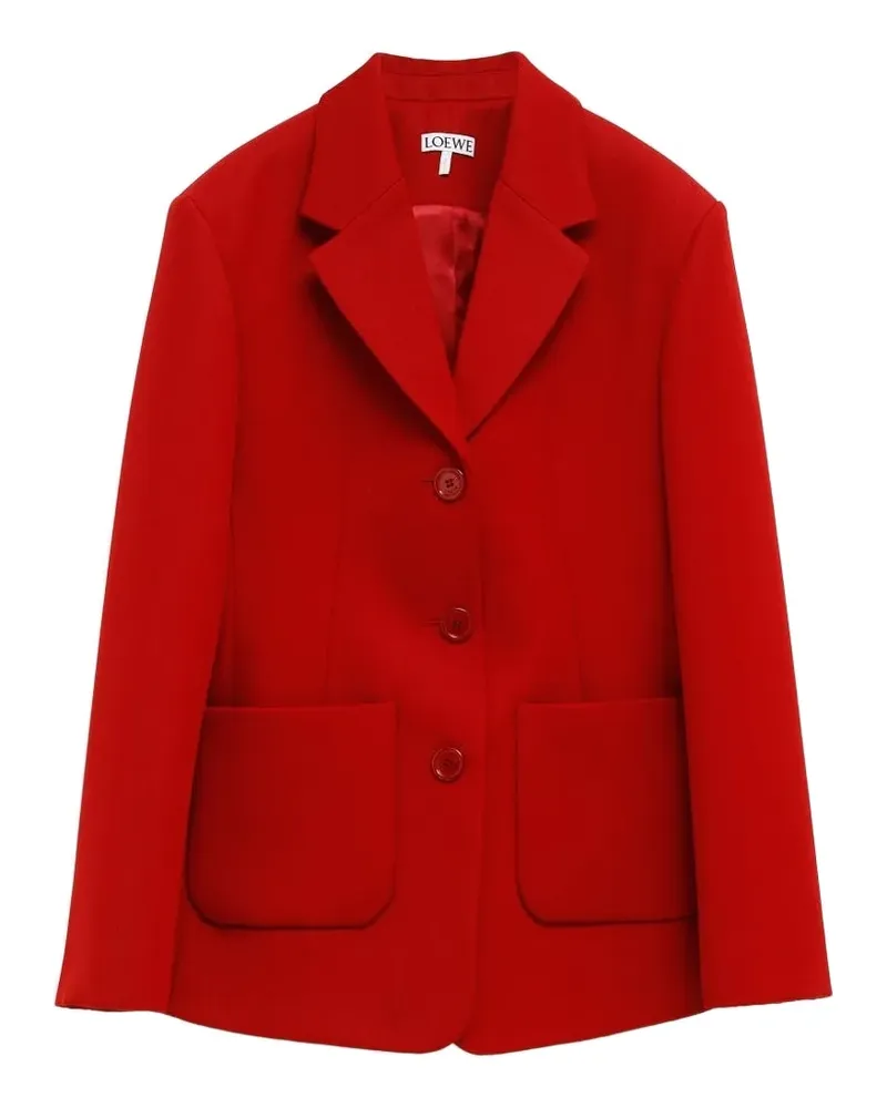 Loewe flap pocket button jacket - Rot Rot