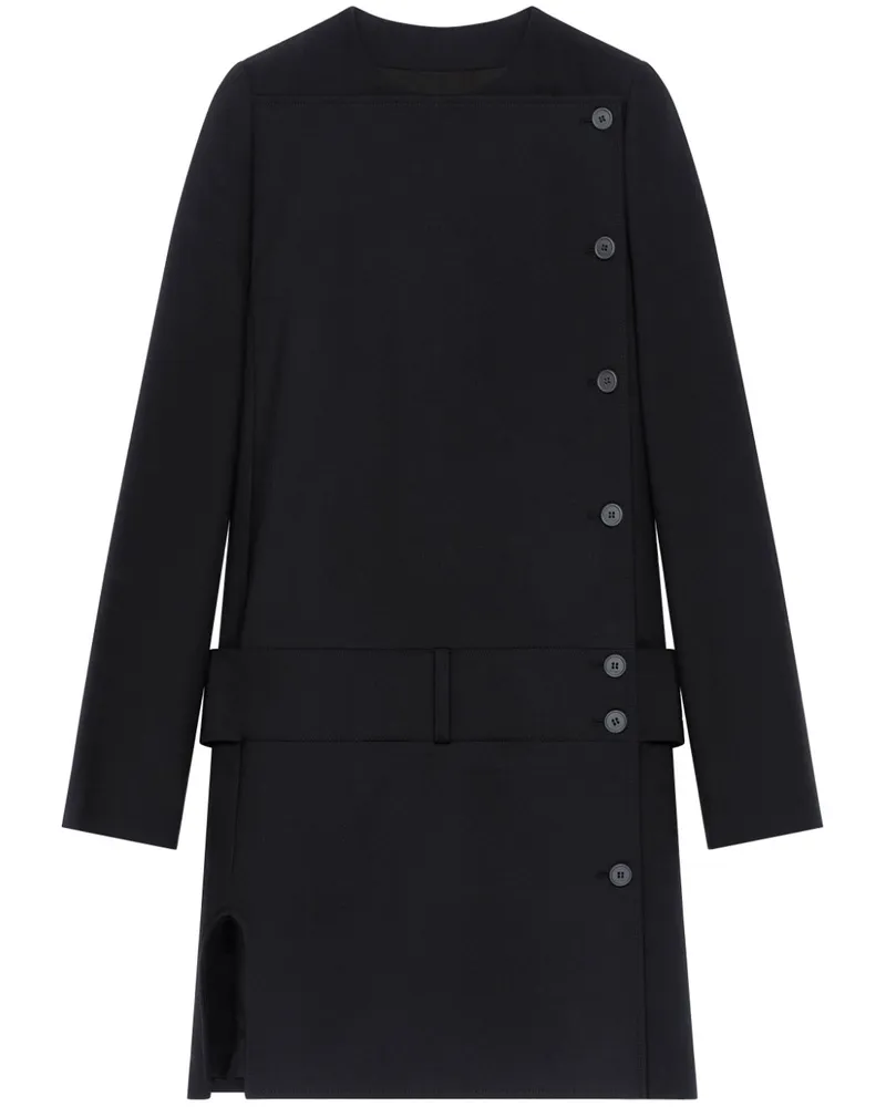 Courrèges Oblique Heritage Mantel - Schwarz Schwarz
