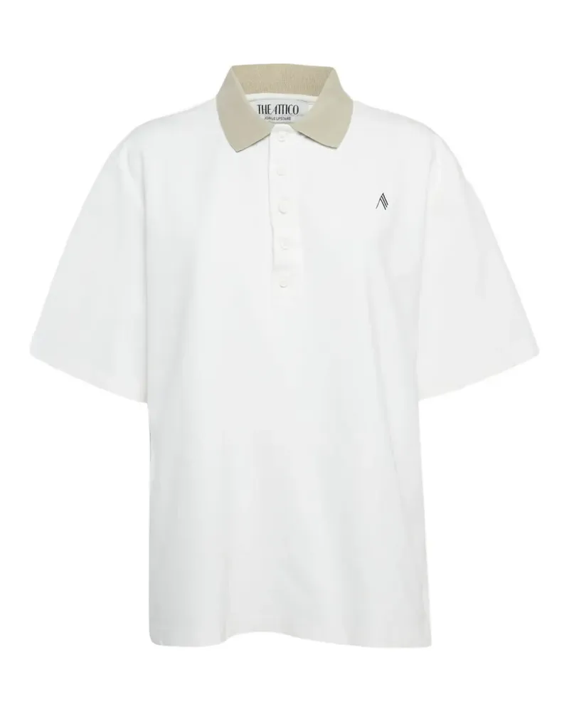 ATTICO oversized jersey T-shirt - Weiß Weiß