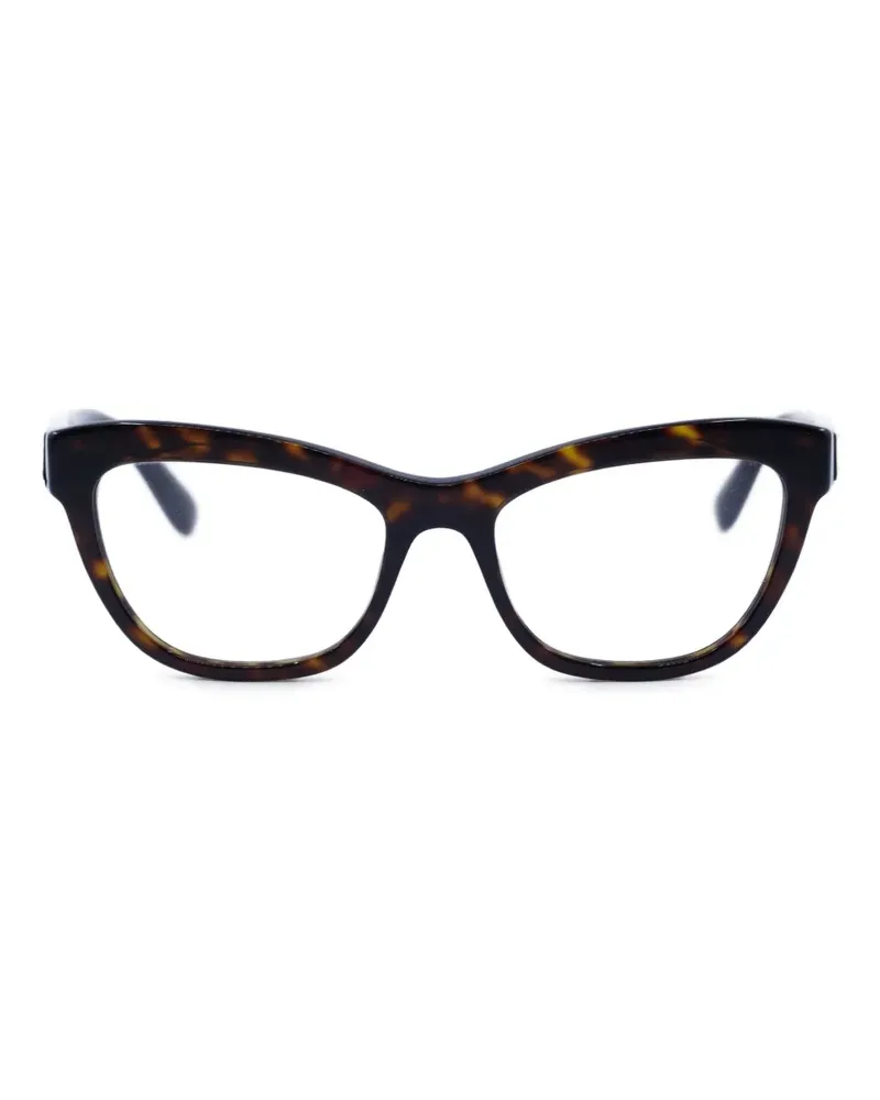 Dolce & Gabbana Cat-Eye-Sonnenbrille mit Vollrand - Braun Braun