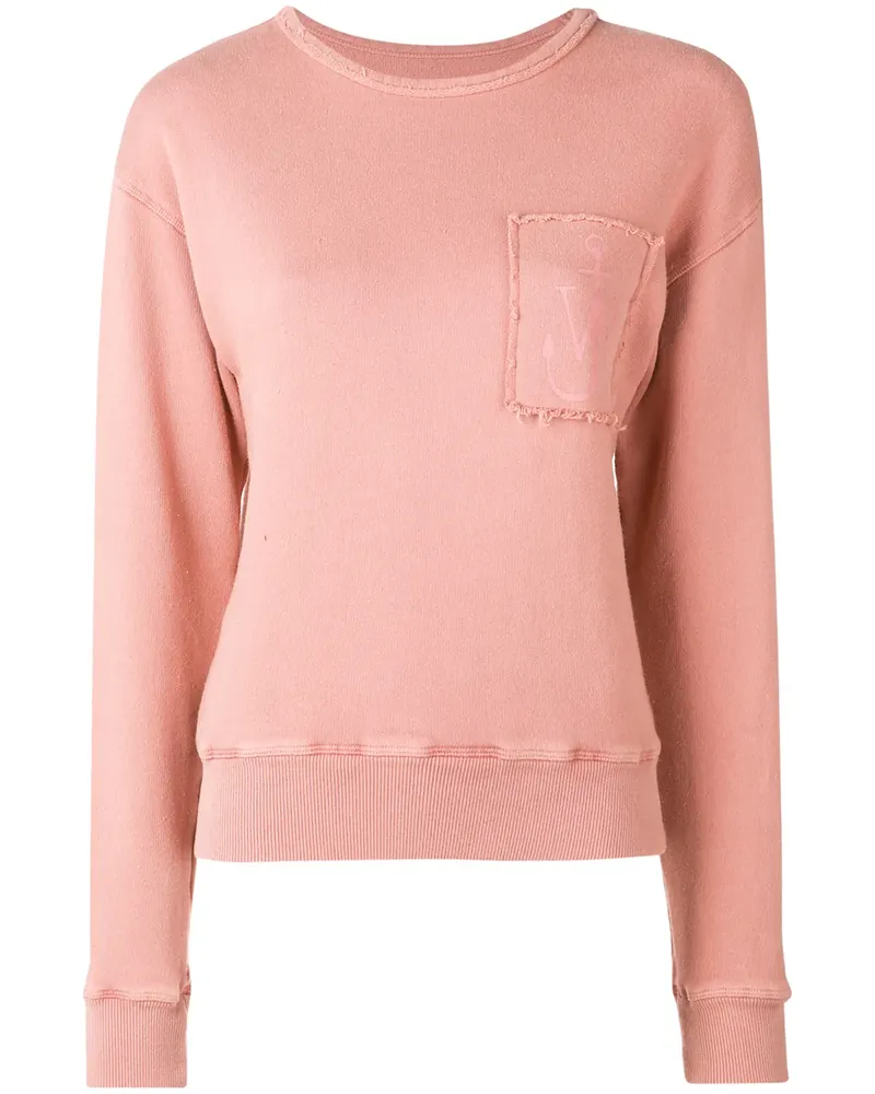 J.W.Anderson Sweatshirt mit Anker-Patch - Rosa Rosa