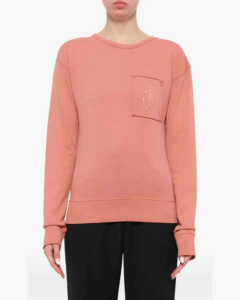 J.W.Anderson Sweatshirt mit Anker-Patch - Rosa Rosa