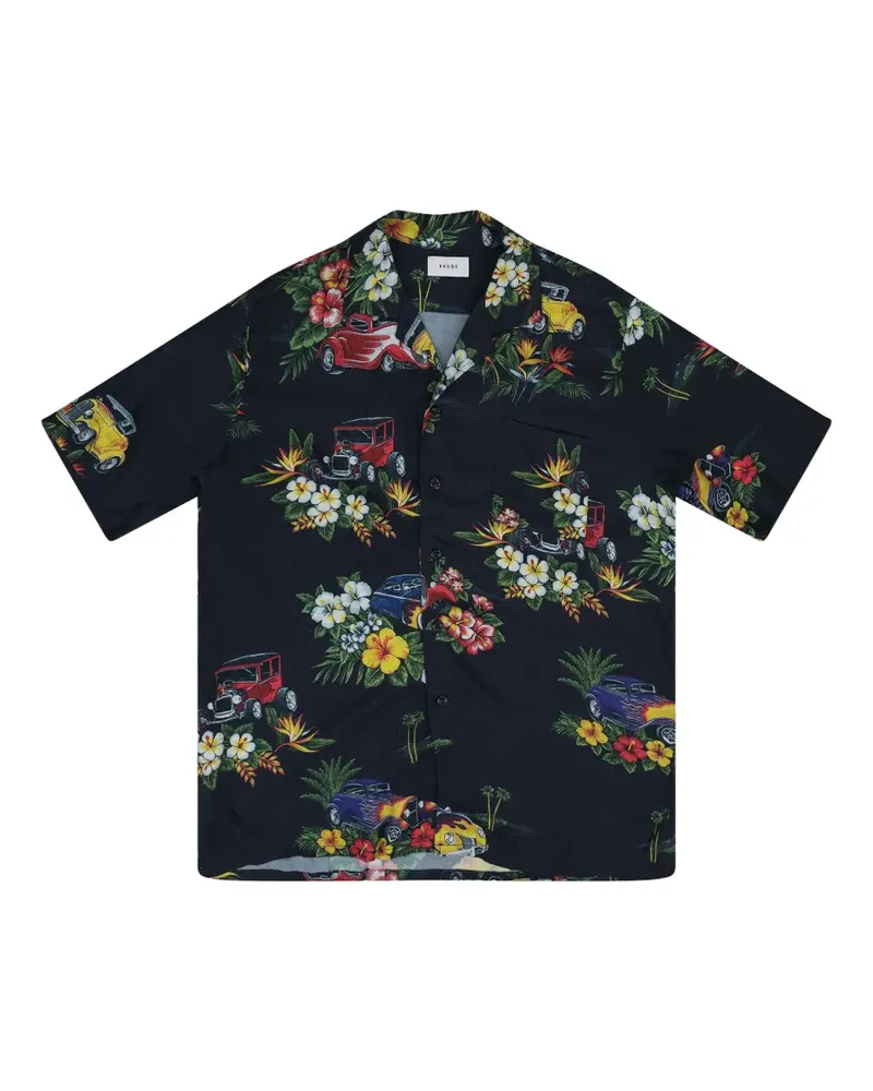 RHUDE Hot Rod Hawaiian shirt - Blau Blau