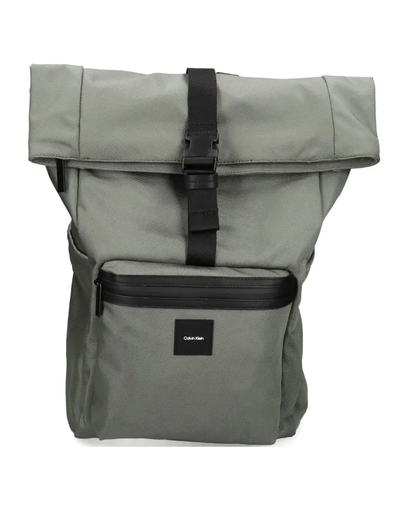 Calvin Klein Rucksack mit Rollverschluss - Grau Grau