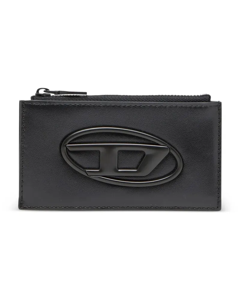 Diesel 1DR Kartenetui mit Logo-Schild - Schwarz Schwarz