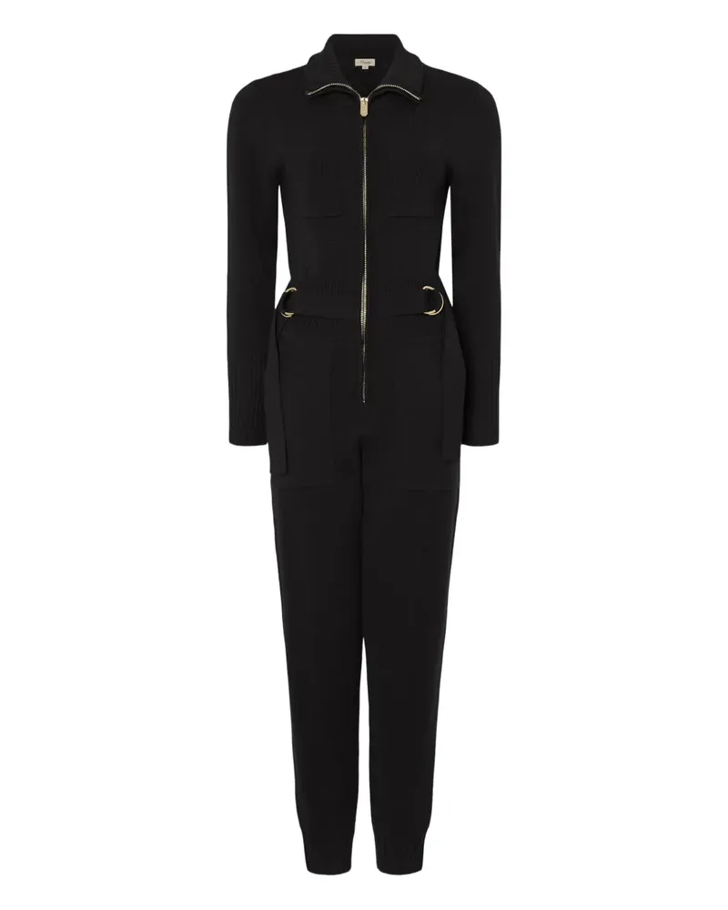 Temperley London Napoleon Jumpsuit aus Strick - Schwarz Schwarz
