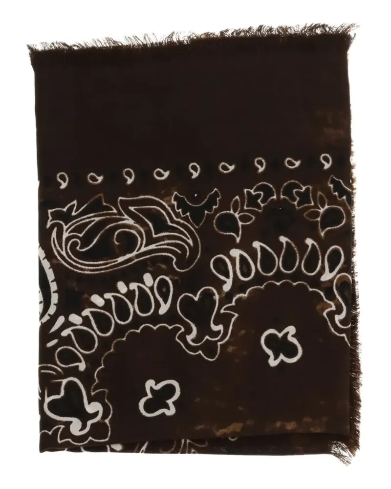 Destin Bandana mit Paisley-Print - Braun Braun