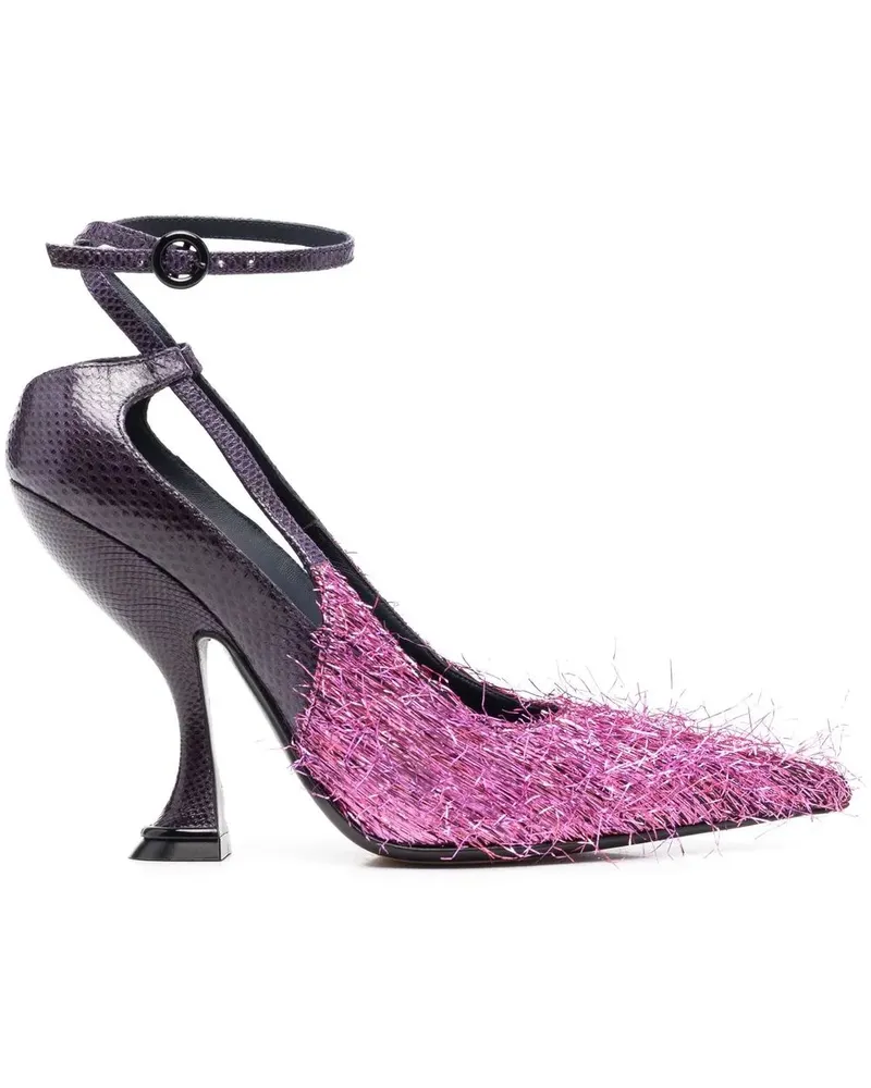 Lanvin Spitze Rita Pumps 105mm - Violett Violett