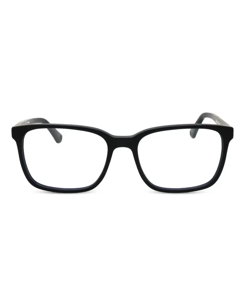 Police Brille mit eckigem Gestell - Schwarz Schwarz