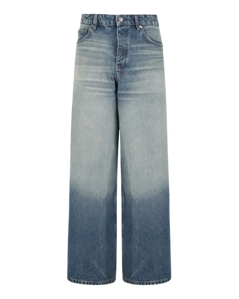 ksubi Ausgeblichene Vorteks Portland Wide-Leg-Jeans - Blau Blau