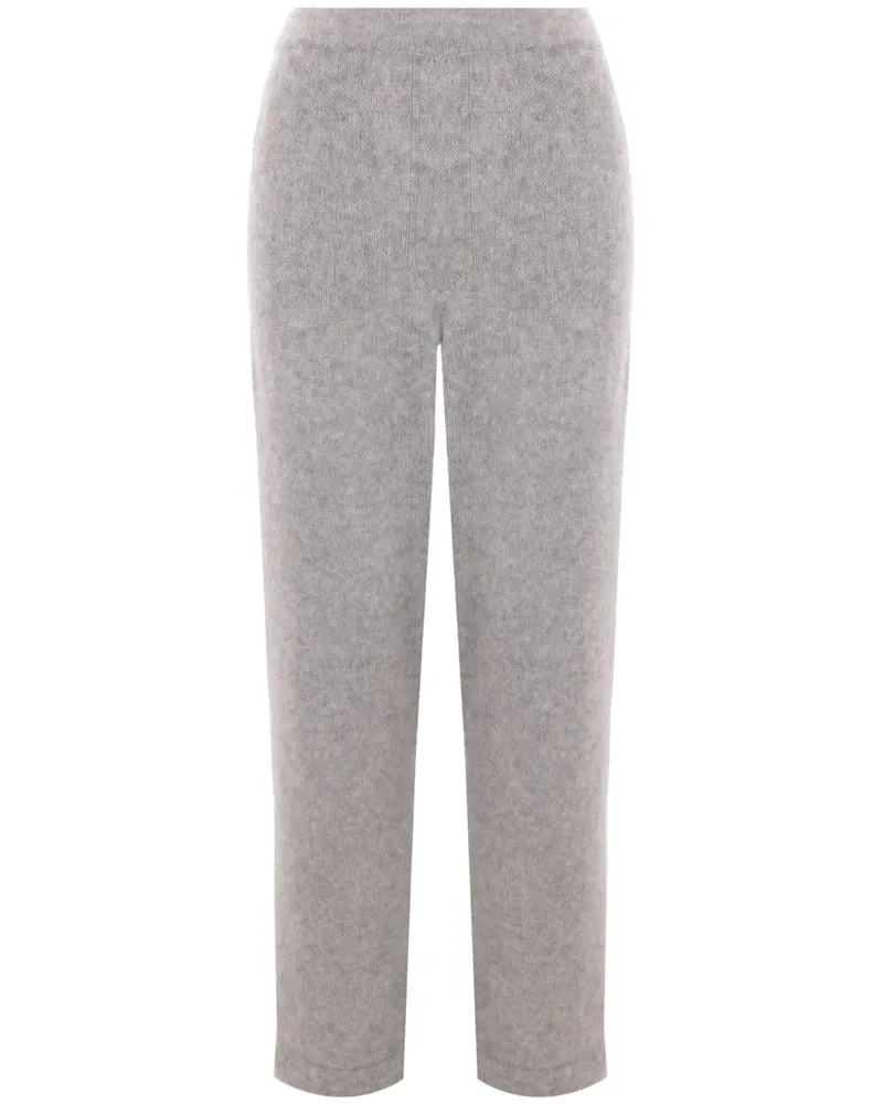 ALLUDE Hose mit geradem Bein - Grau Grau