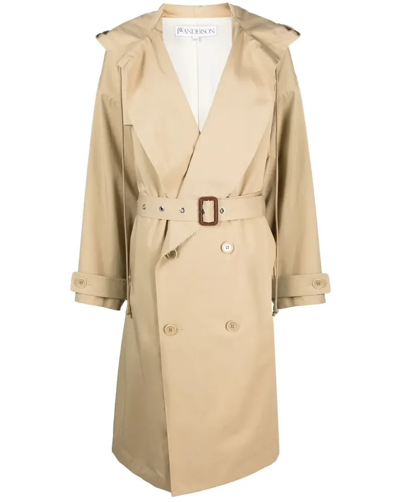 J.W.Anderson Doppelreihiger Trenchcoat - Nude Nude