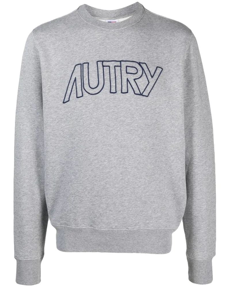 AUTRY Sweatshirt mit Logo-Print - Grau Grau