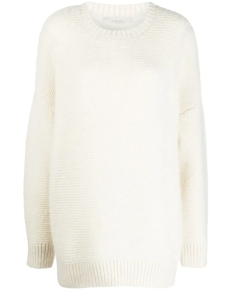 Stella McCartney Gerippter Oversized-Pullover - Nude Nude