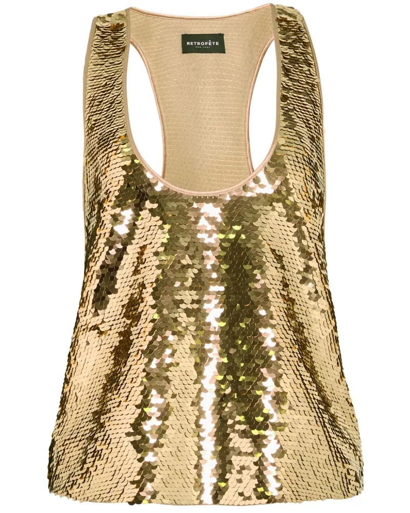 Retrofête Mandy Tanktop - Gold Gold