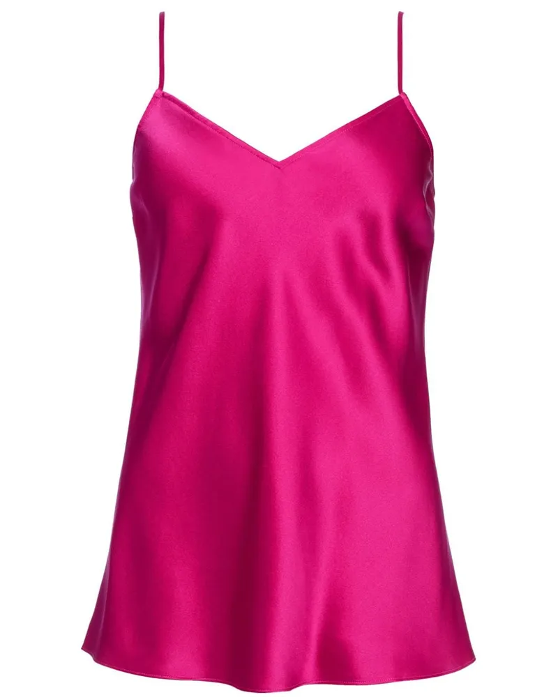 Eres Top aus Seide - Rosa Rosa
