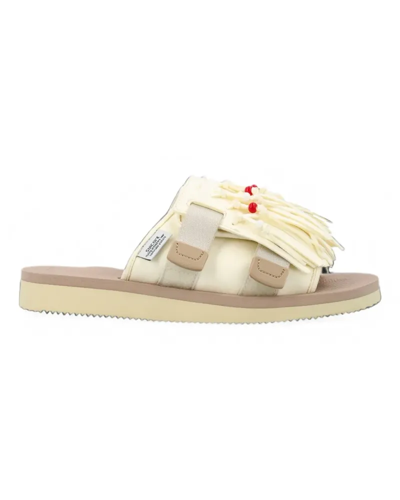 SUICOKE HOTO-Cab Pantoletten mit Zierlasche - Nude Nude