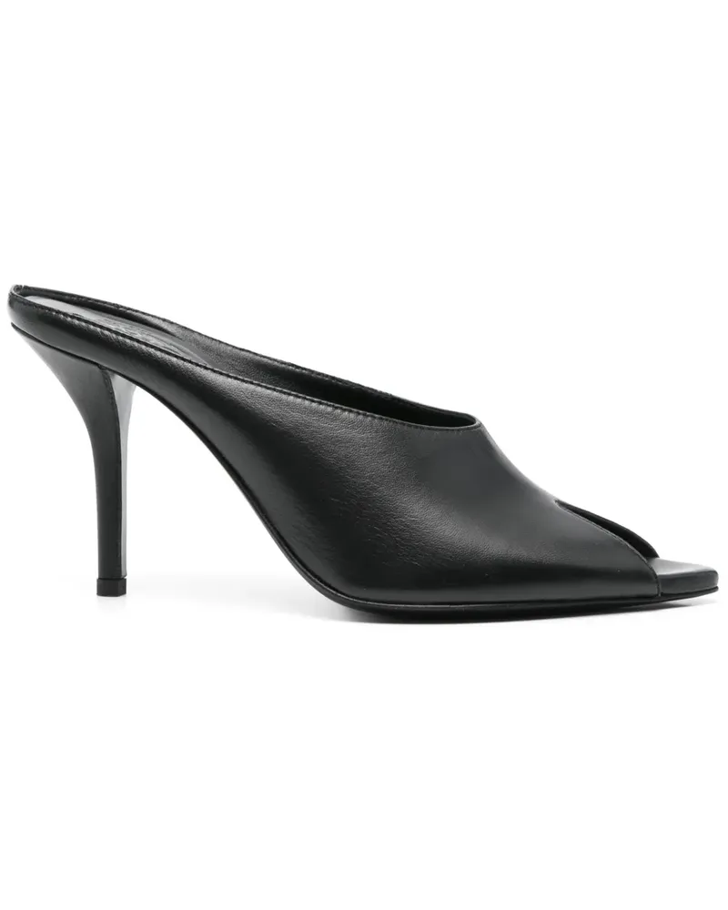 Gia Borghini x The Garment Ella Mules 85mm - Schwarz Schwarz