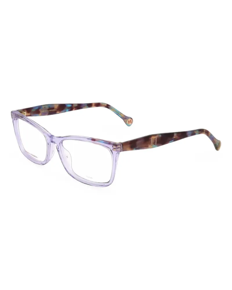 Carolina Herrera New York tortoiseshell-effect glasses - Violett Violett