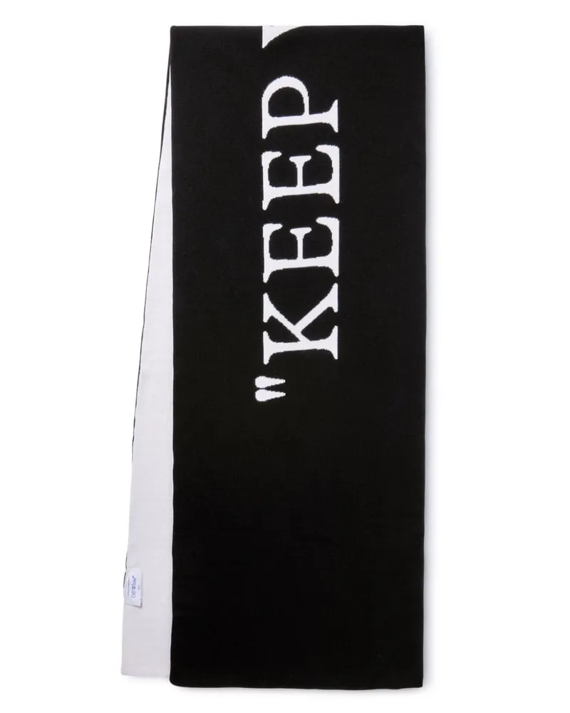 OFF-WHITE Keep Warm Schal - Schwarz Schwarz