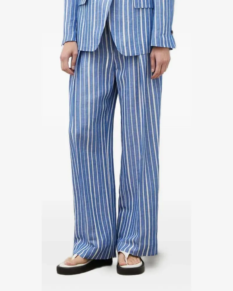 Day Birger et Mikkelsen Gestreifte Enzo Hose - Blau Blau