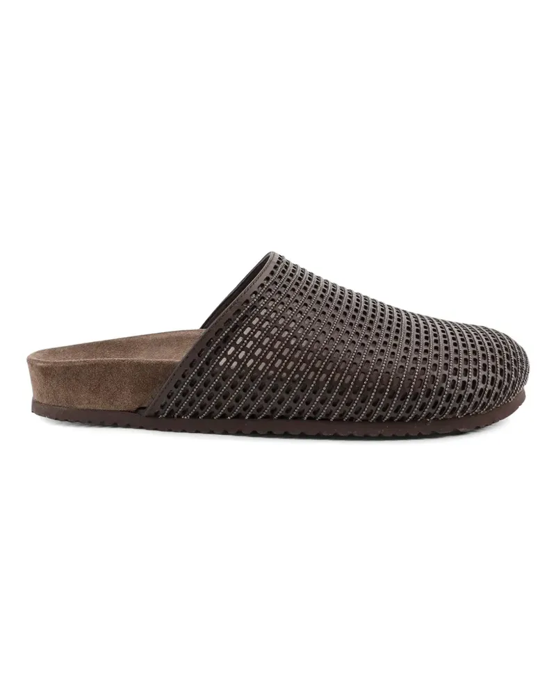 Brunello Cucinelli perforated mules - Braun Braun