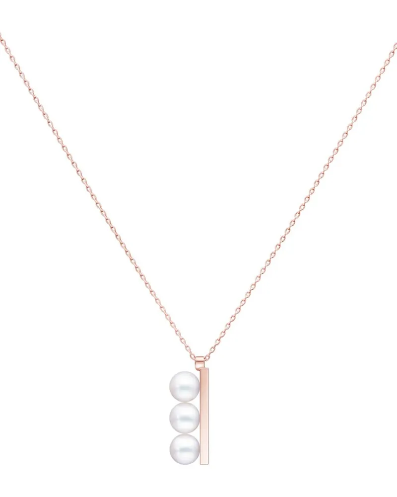 TASAKI 18kt SAKURAGOLD Balance Plus Neo Perlenkette - Rosa Rosa