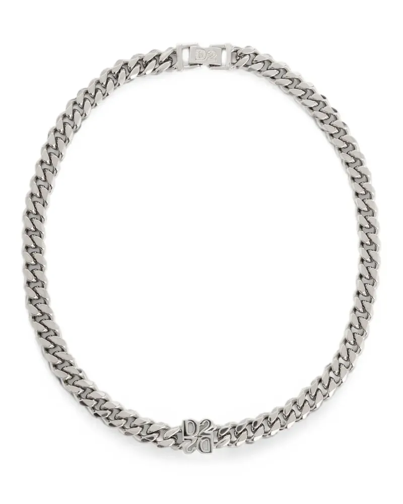 Dsquared2 D2 Upside Down Halskette - Silber Silber