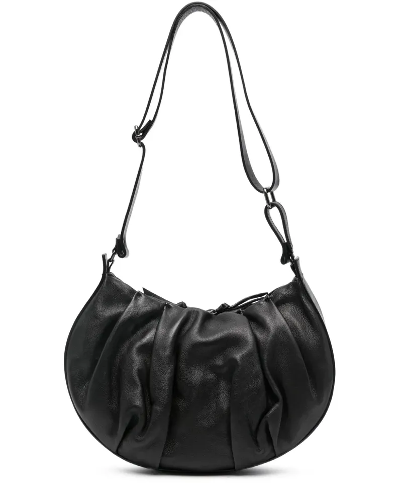 Reptile's House Geraffte Schultertasche - Schwarz Schwarz