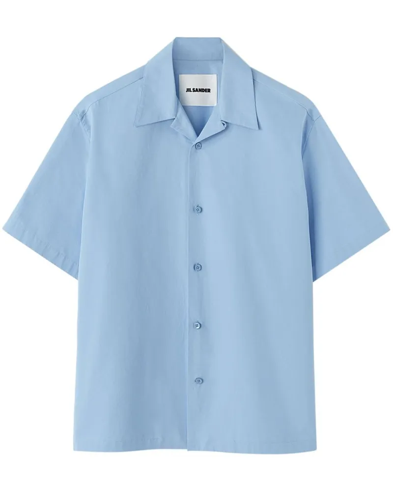 Jil Sander Kurzärmeliges Hemd - Blau Blau