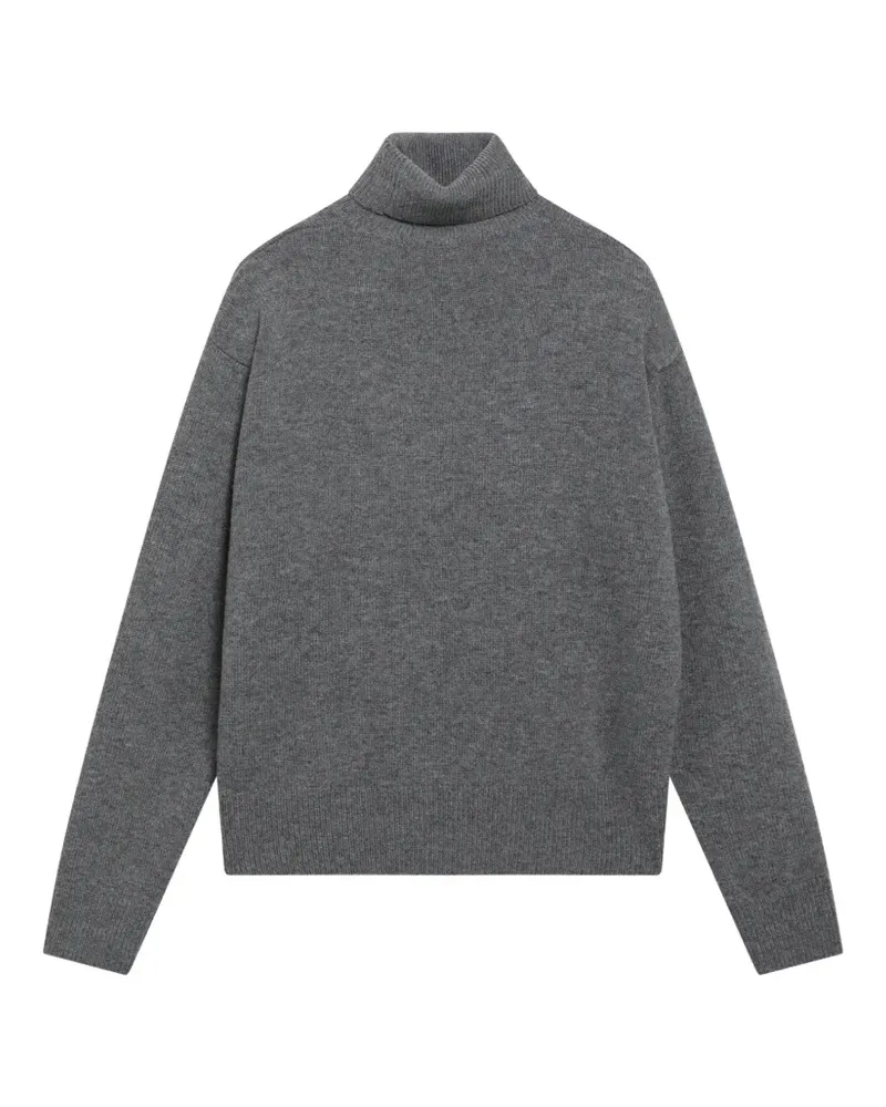 FRANKIE Shop Wattierter Gala Rollkragenpullover - Grau Grau