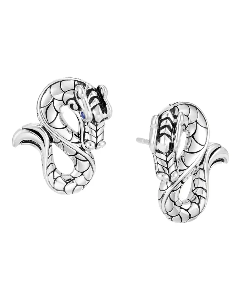John Hardy Legends Naga Ohrringe - Silber Silber