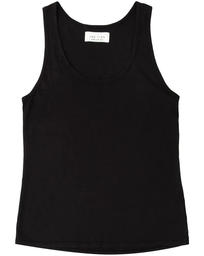 LES TIEN Mary Tanktop - Schwarz Schwarz