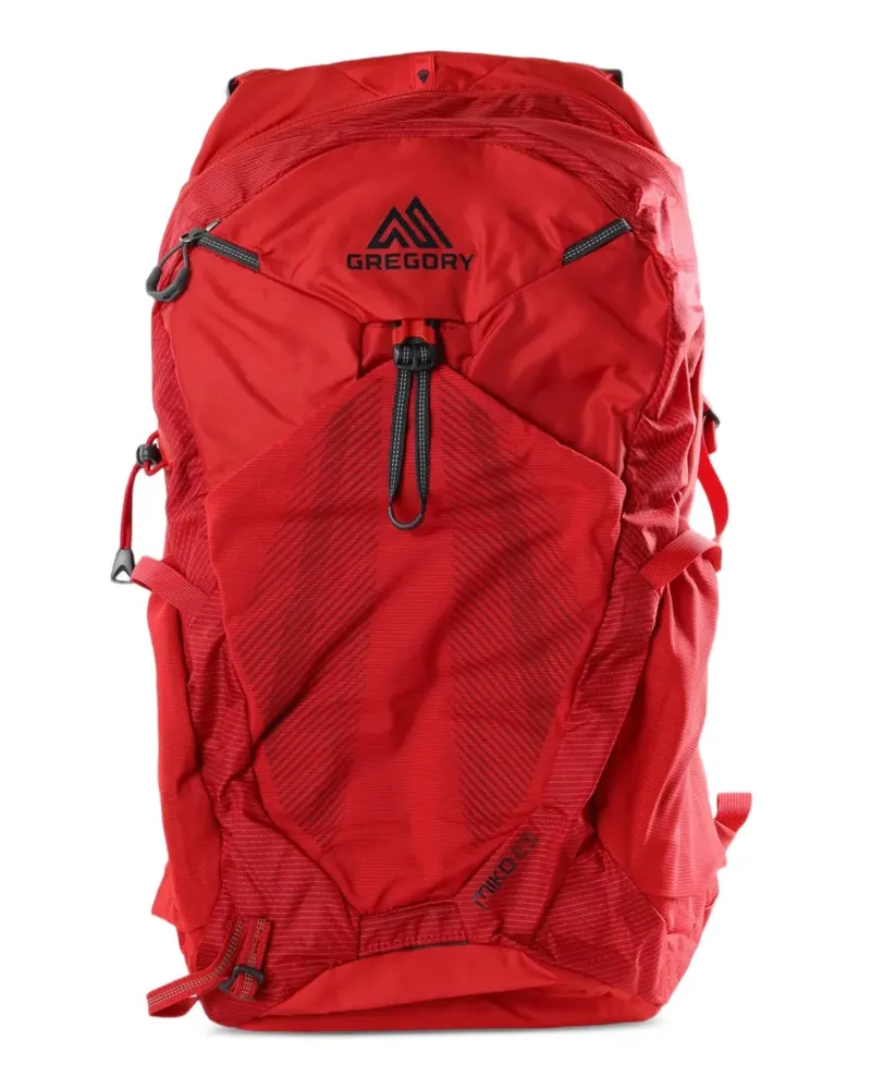 Gregory Miko 25 logo-print panelled backpack - Rot Rot