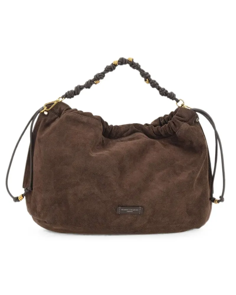 Gianni Chiarini Morgana suede tote bag - Braun Braun