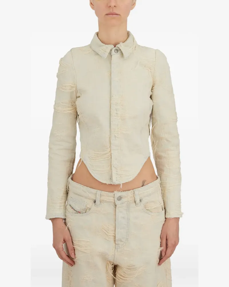 Diesel distressed shirt - Nude Nude
