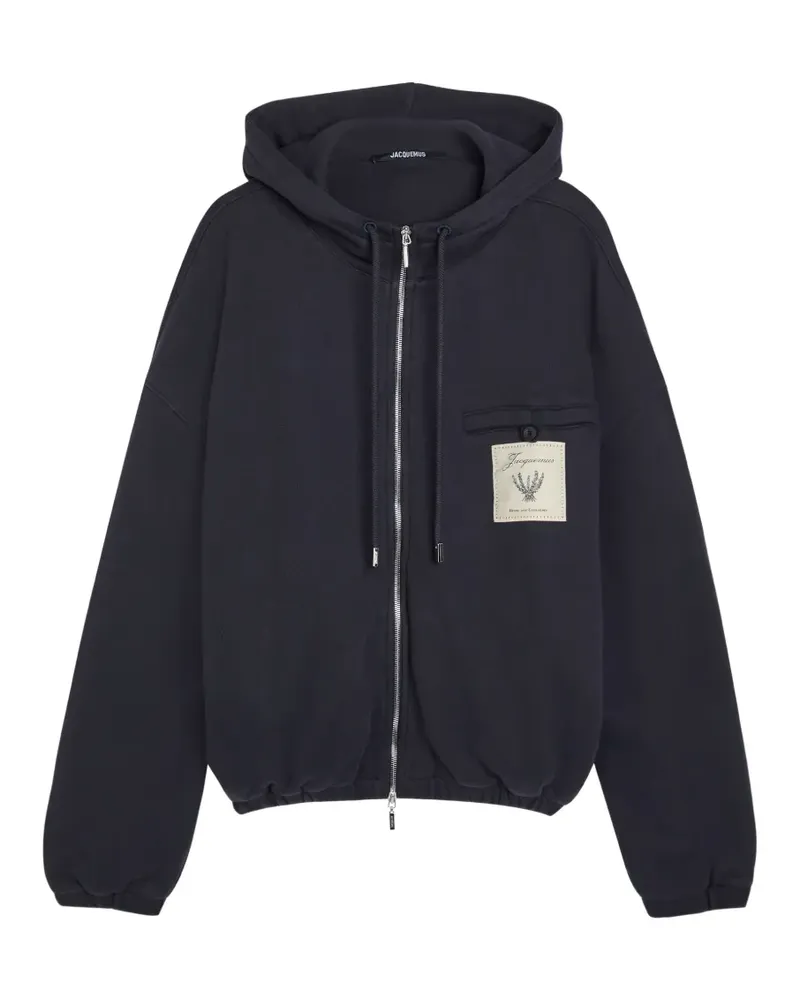 Jacquemus Torneo Kapuzenjacke mit Reißverschluss - Blau Blau