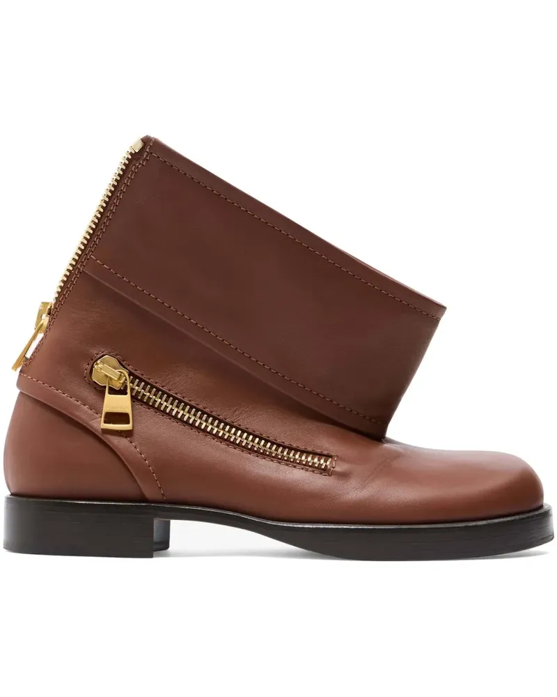 J.W.Anderson Stiefeletten aus Leder - Braun Braun