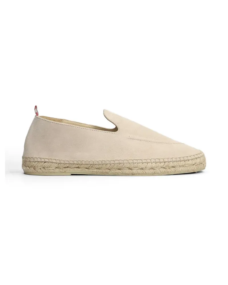 MC2 Saint Barth Armand stitched-panel espadrilles - Nude Nude