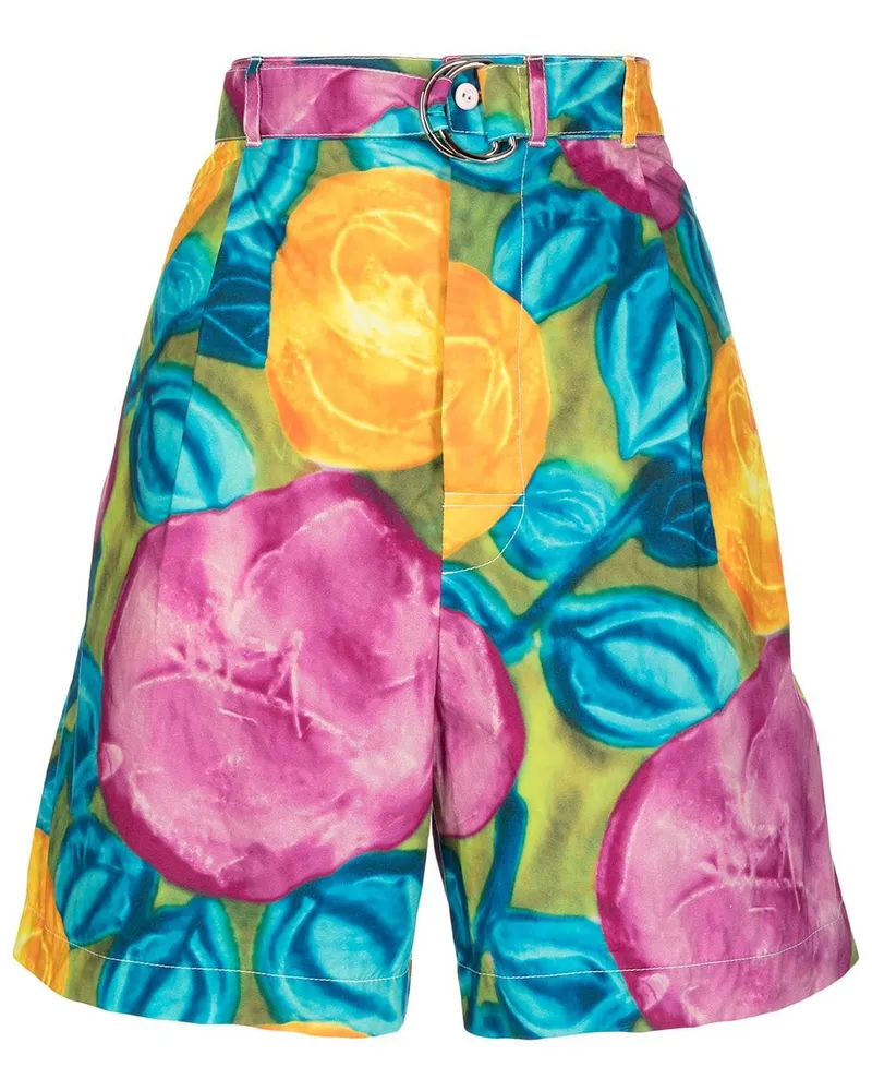 Marni Shorts mit Print - Mehrfarbig Mehrfarbig