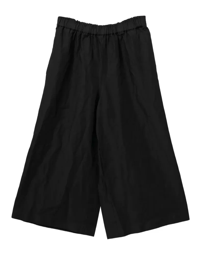Comme des Garçons Hose mit weitem Bein - Schwarz Schwarz