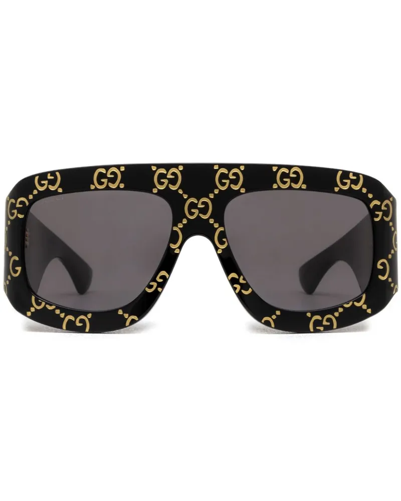 Gucci Getönte Pilotenbrille - Schwarz Schwarz