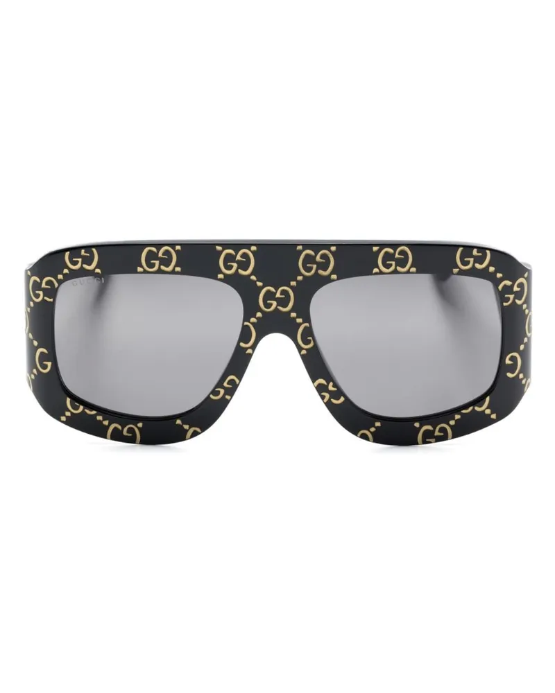 Gucci Getönte Pilotenbrille - Schwarz Schwarz