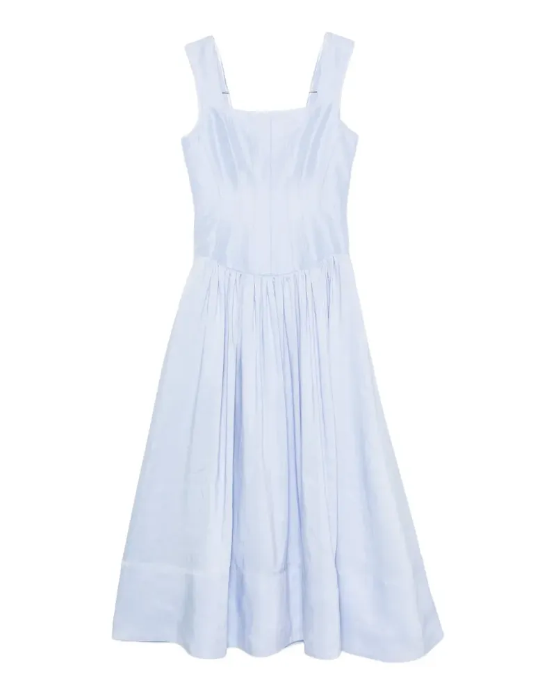 Aje. Spirelle panelled midi dress - Blau Blau