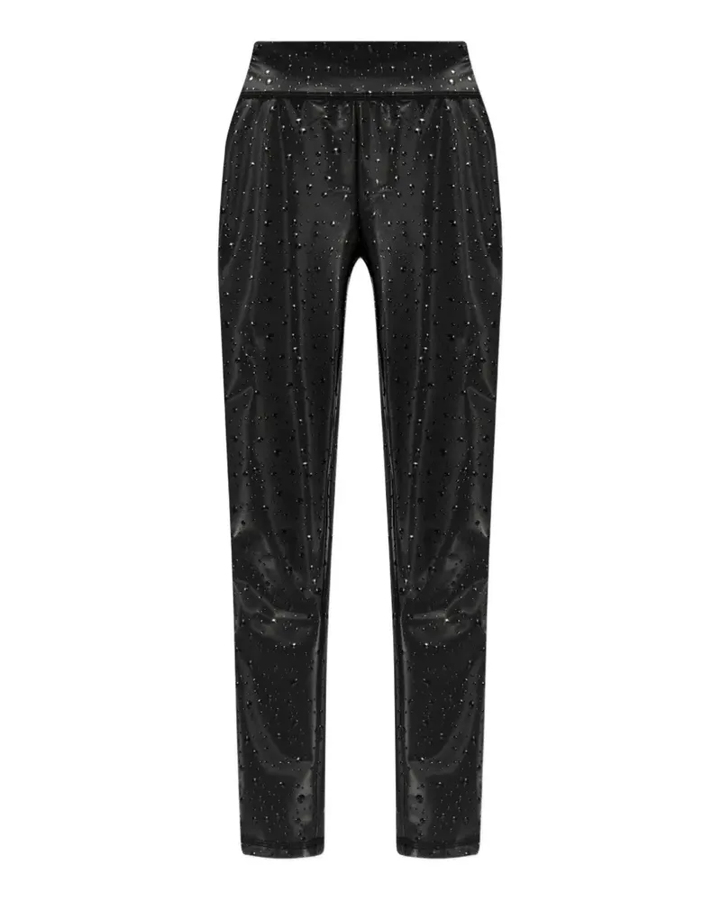 Versace Jeans Leggings mit Wassertropfen-Print - Schwarz Schwarz