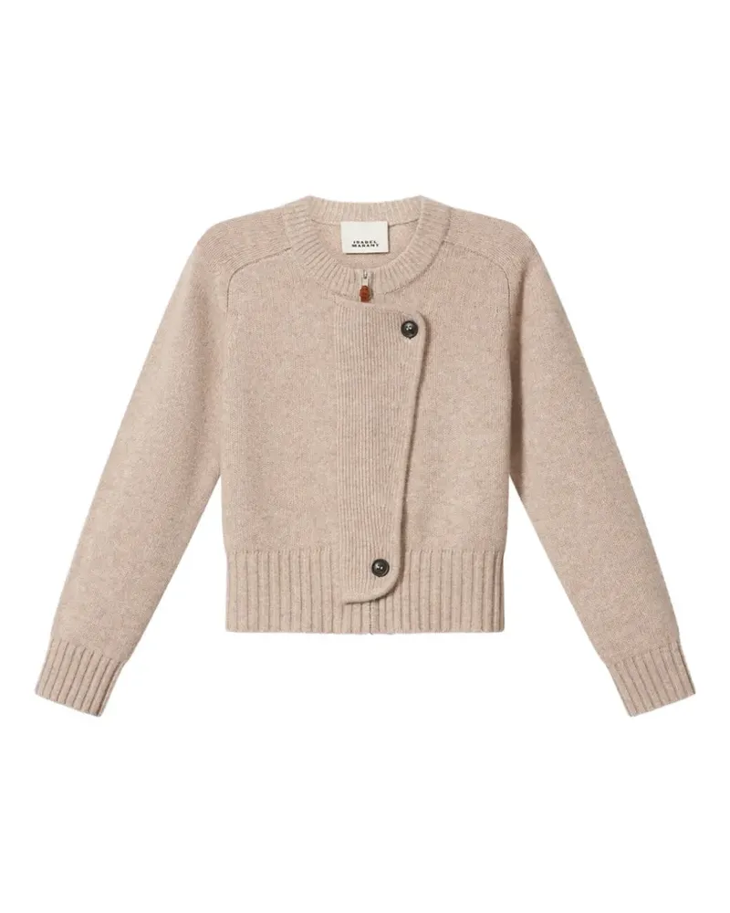 Isabel Marant Asymmetrischer Murielle Cardigan - Nude Nude