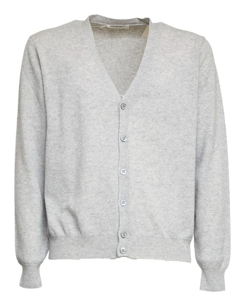 Filippo de Laurentiis V-neck crew-neck cardigan - Grau Grau