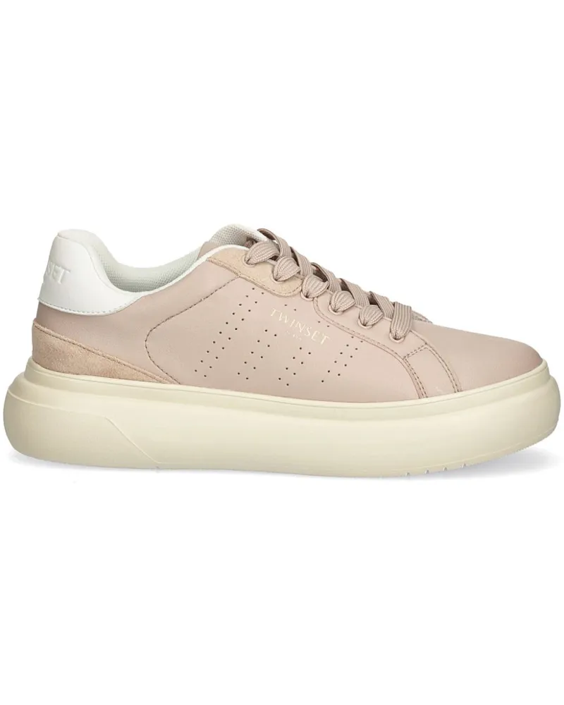 Twin-Set Sneakers mit Logo - Rosa Rosa