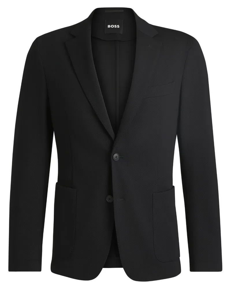 HUGO BOSS Sakko mit aufgesetzten Taschen - Schwarz Schwarz