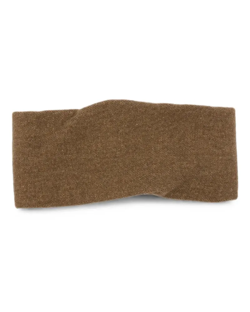 Cortana twisted-detail headband - Braun Braun
